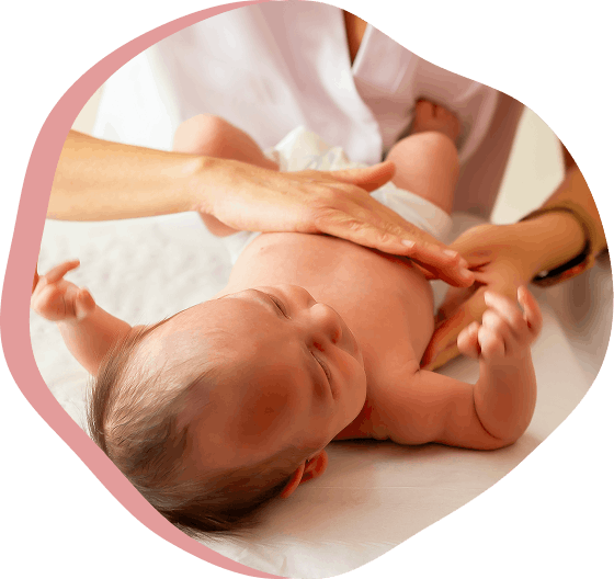 Beneficio para el Tratamiento para el estreñimiento en bebés Bebé tratado delicadamente