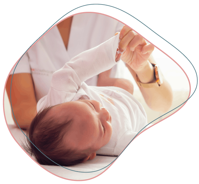 Estreñimiento en bebes Bebé posado