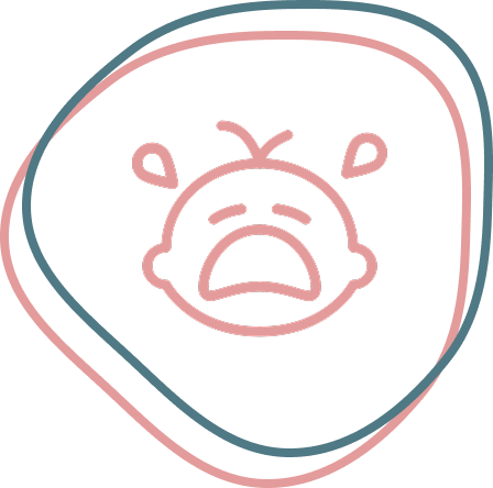 Icono bebé llorando