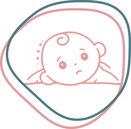 icono bebe con plagiocefalia